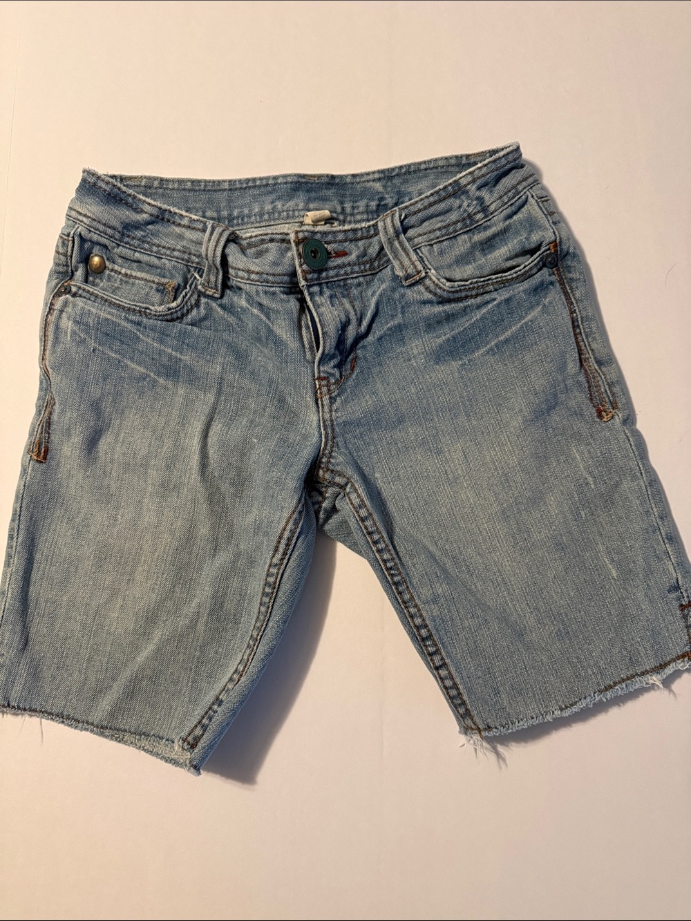 Aeropostale Light Blue Denim Bermuda Shorts